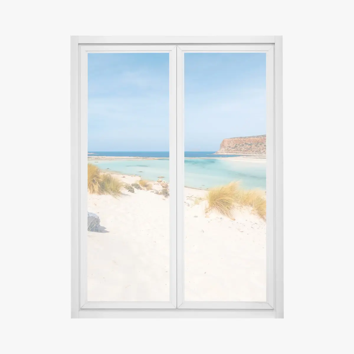 Fensteraufkleber lagune Balos, Kreta: türkisser traum – Pixers®