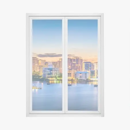 Fensteraufkleber Sarasota bei dämmerung über der bucht – Pixers®