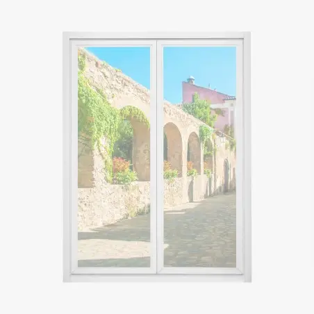 Fensteraufkleber sonnige bögen in Ravello – Pixers®