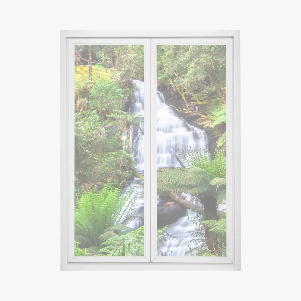 Fensteraufkleber Triplet Falls wasserfall im Great Otway National Park – Pixers®