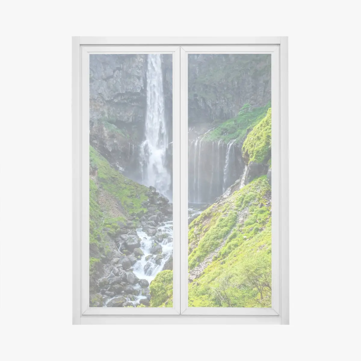 Fensteraufkleber Kegon wasserfall Nikko landschaft – Pixers®
