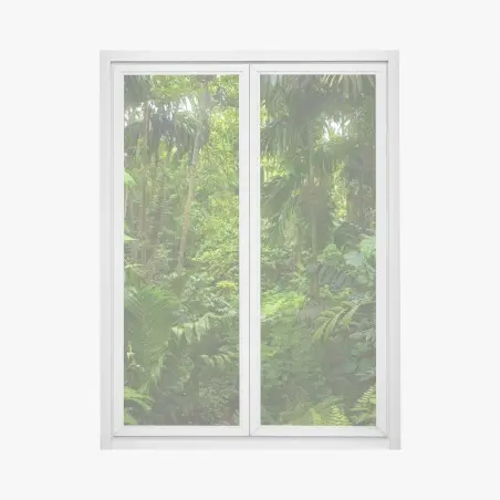 Fensteraufkleber üppiger tropischer dschungel – Pixers®
