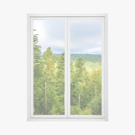 Fensteraufkleber Schwarzwald herbstliche waldlandschaft – Pixers®