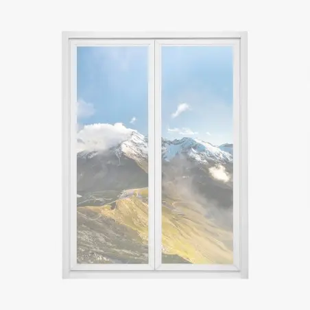 Fensteraufkleber Grossglockner panoramastraße in den Alpen – Pixers®