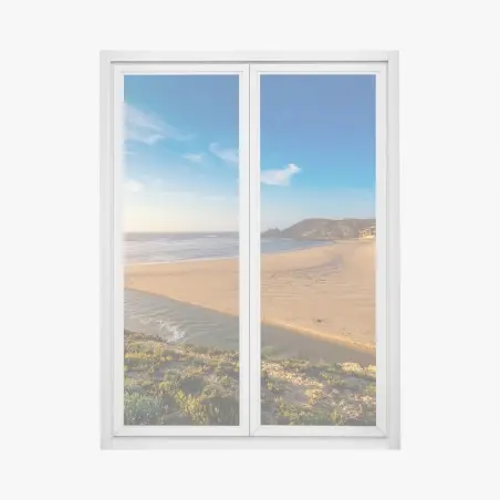 Fensteraufkleber Praia da Amoreira panoramablick – Pixers®