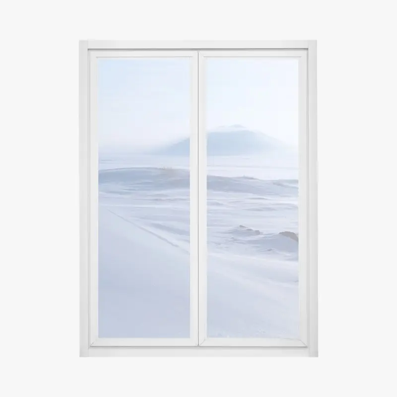 Fensteraufkleber arktische ruhe in Tschukotka