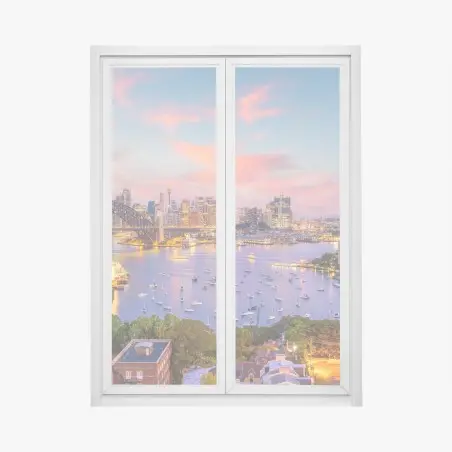 Fensteraufkleber sonnenuntergang über Sydney – Pixers®