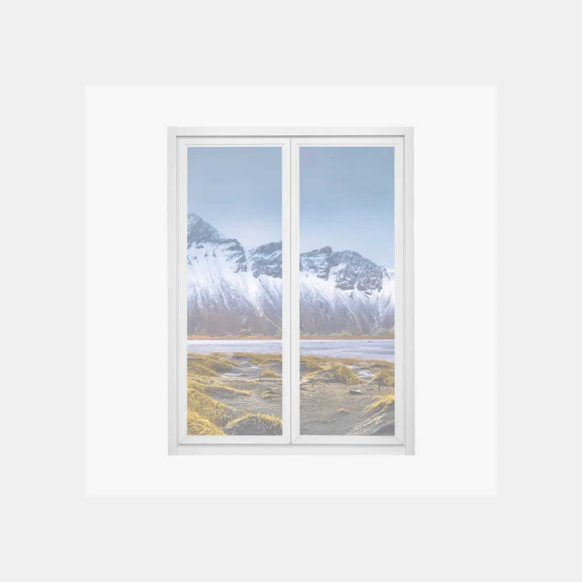 Fensteraufkleber panorama Vestrahorn bei Stokksnes – Pixers®