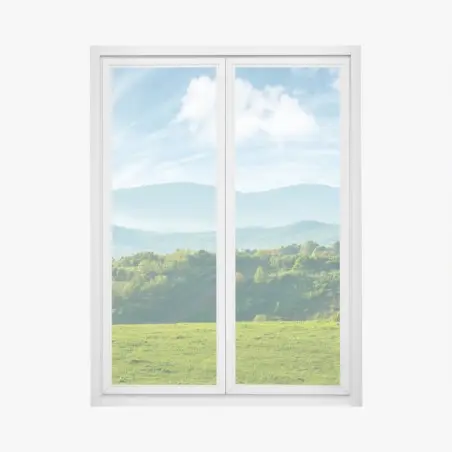 Fensteraufkleber frühlingspanorama rumänische berge – Pixers®