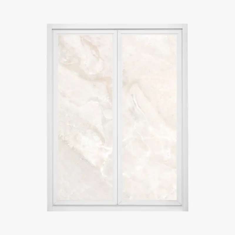 Fensteraufkleber beige marmorstruktur
