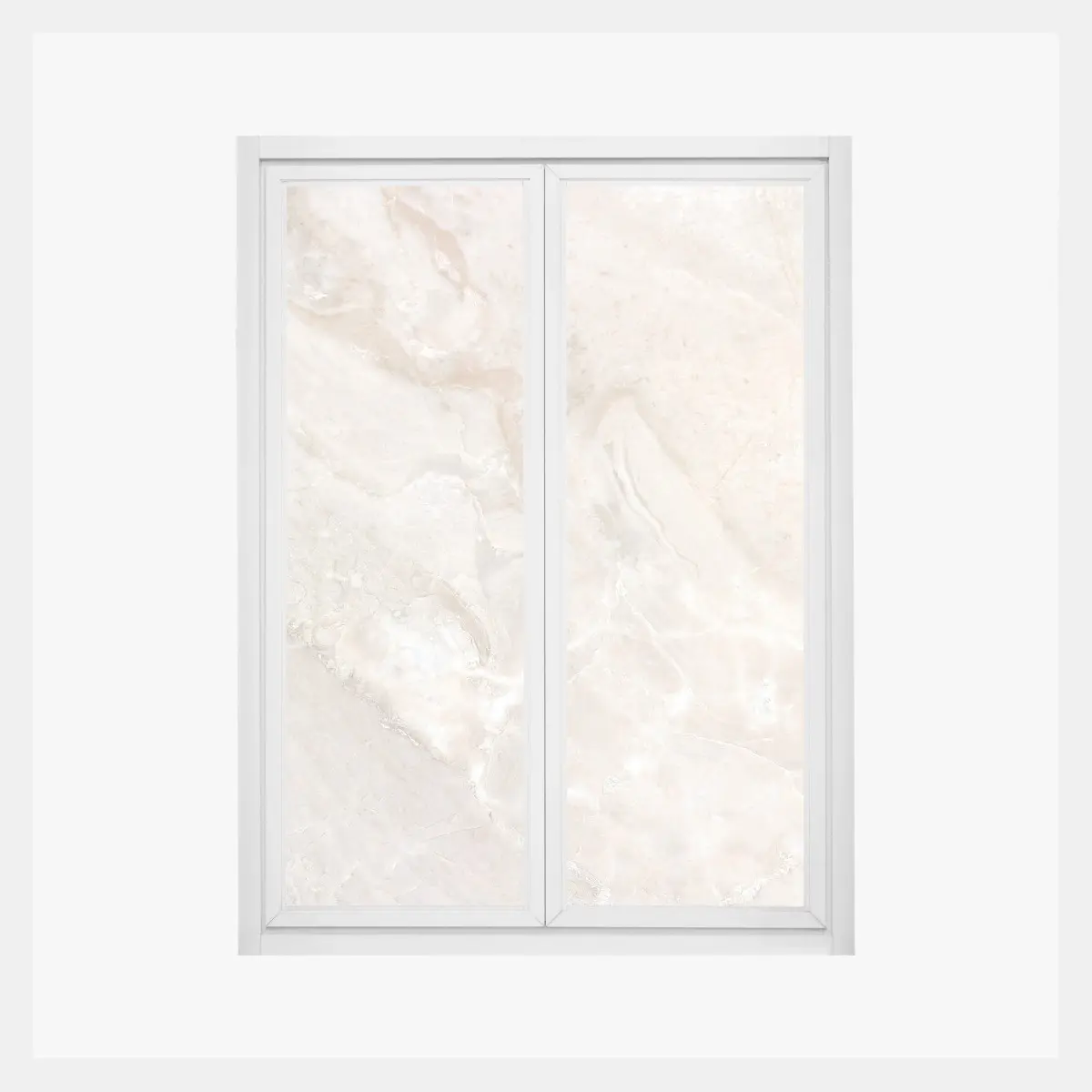 Fensteraufkleber beige marmorstruktur – Pixers®