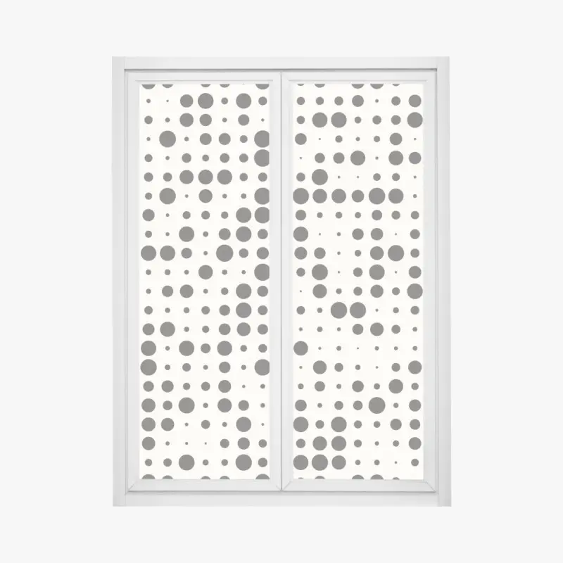 Fensteraufkleber minimalistisches punktmuster