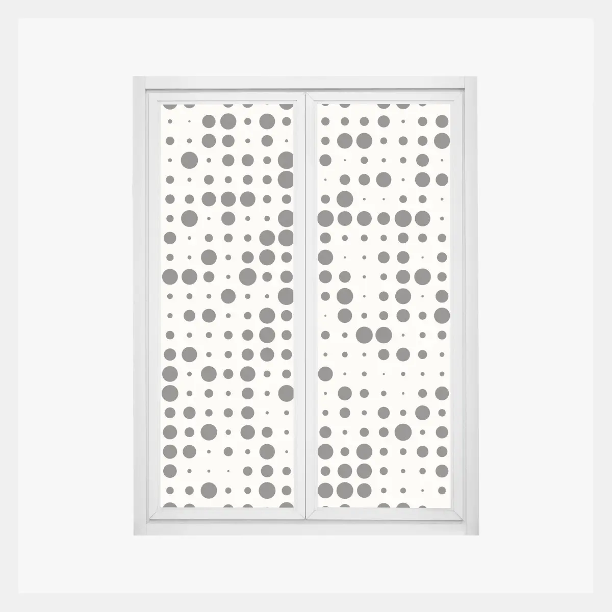 Fensteraufkleber minimalistisches punktmuster – Pixers®