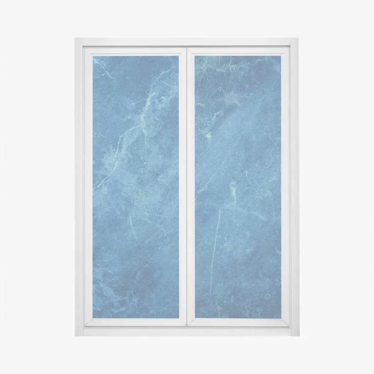 Fensteraufkleber tiefblaue marmortextur – Pixers®