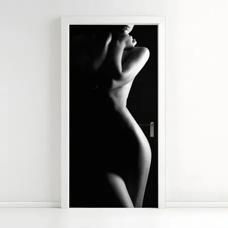 Türaufkleber sinnliche silhouette weiblicher form – Pixers®