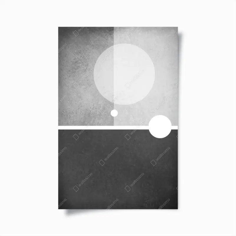 Poster minimalistische geometrische komposition