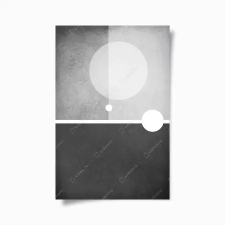 Poster minimalistische geometrische komposition – Pixers®