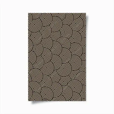 Poster retro konzentrische kreise muster – Pixers®