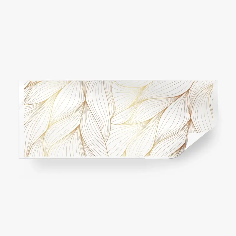 Fototapete goldene fließende linien abstraktes design