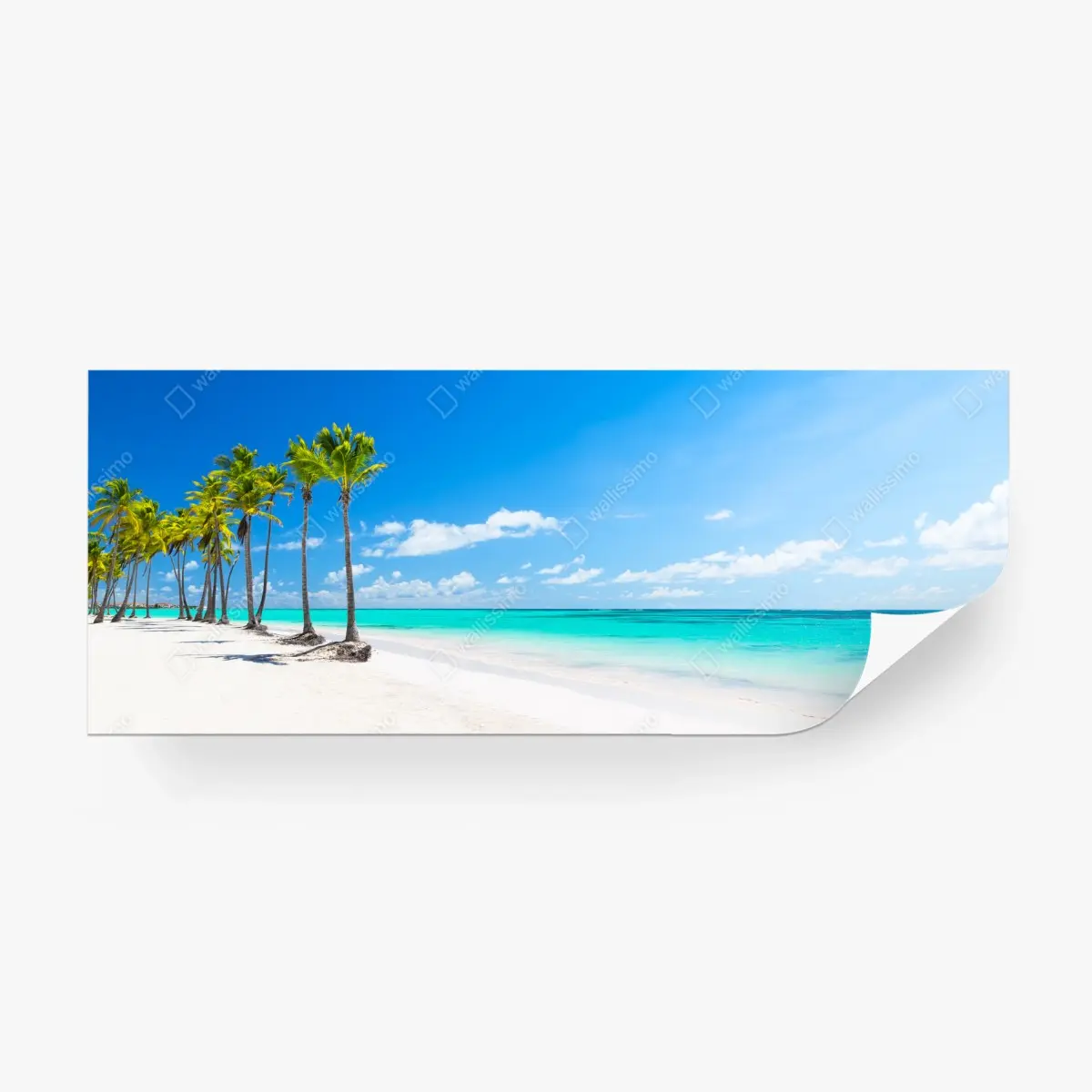 Fototapete tropisches strandpanorama in Punta Cana – Pixers®