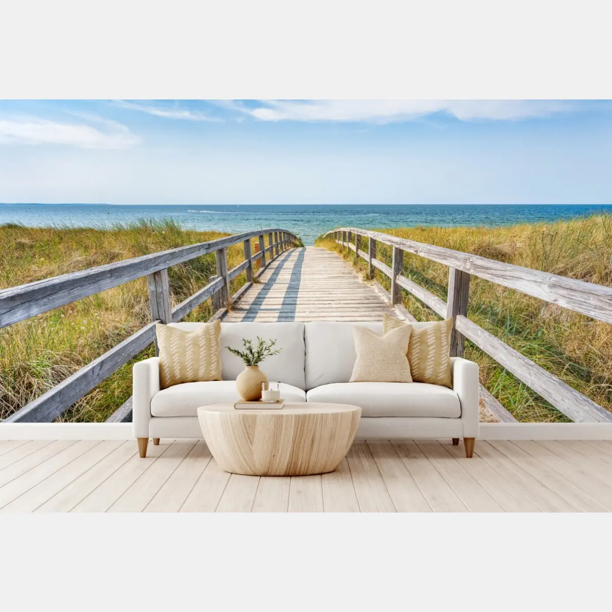 Fototapete steg zum meer – Pixers®