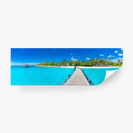 Fototapete tropischer türkiser strand – Pixers®