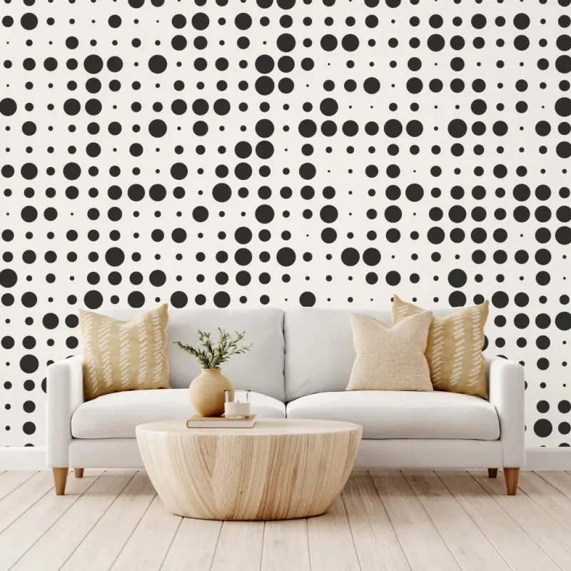 Fototapete minimalistisches punktmuster