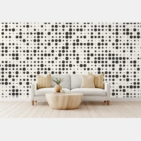 Fototapete minimalistisches punktmuster – Pixers®
