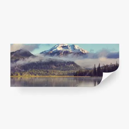 Fototapete ruhiger bergsee in Oregon – Pixers®