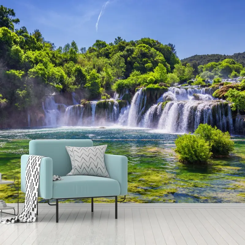 Fototapete Skradinski Buk wasserfall im Krka Nationalpark