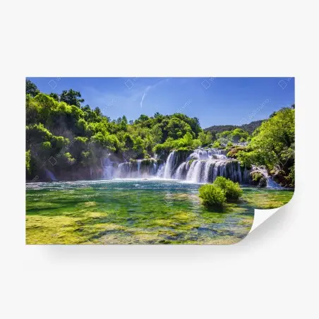 Fototapete Skradinski Buk wasserfall im Krka Nationalpark – Pixers®