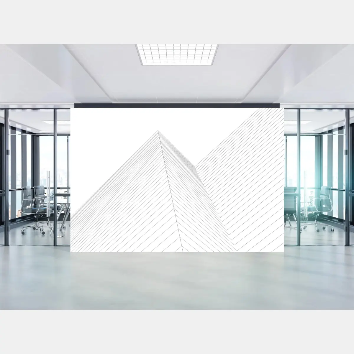 Fototapete geometrische architekturlinien – Pixers®
