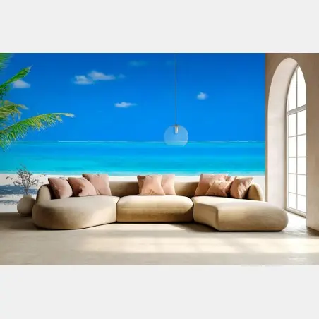 Fototapete Malediven tropischer strand paradis – Pixers®
