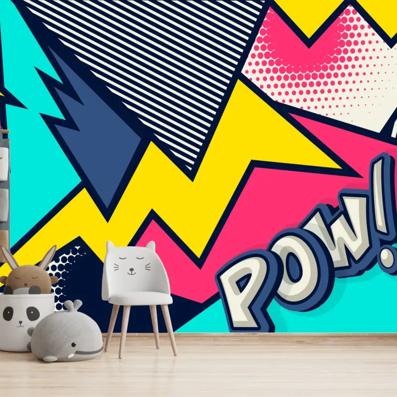Fototapete comic pop art explosion