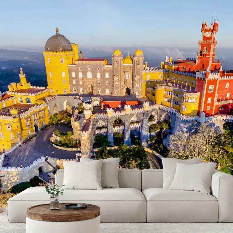Fototapete bunter palast Pena in Sintra