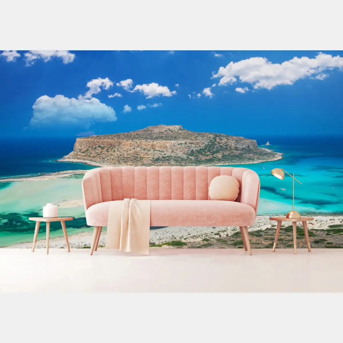 Fototapete Balos strand und türkislagune – Pixers®
