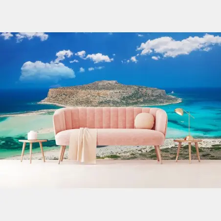 Fototapete Balos strand und türkislagune – Pixers®