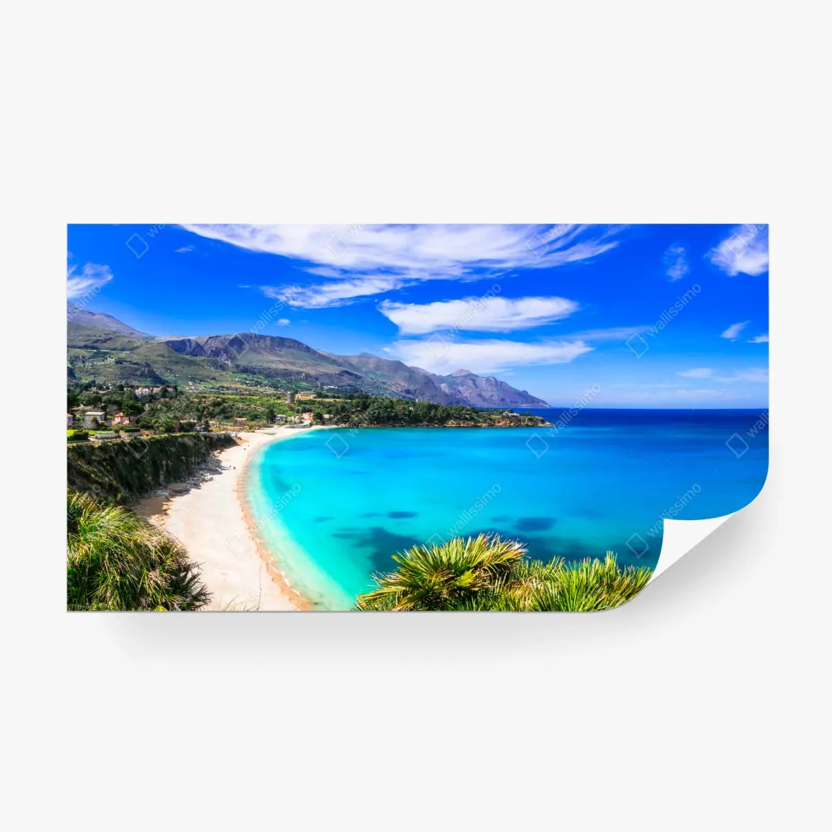 Fototapete türkisstrand küstenlandschaft – Pixers®