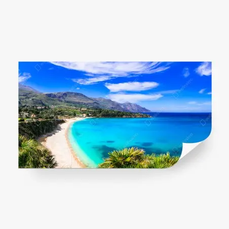 Fototapete türkisstrand küstenlandschaft – Pixers®
