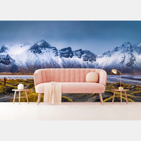 Fototapete panorama Vestrahorn bei Stokksnes – Pixers®