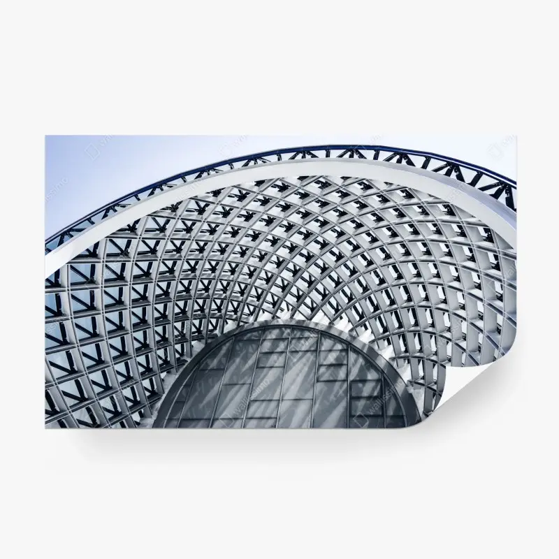 Fototapete geometrischer bogen moderner architektur