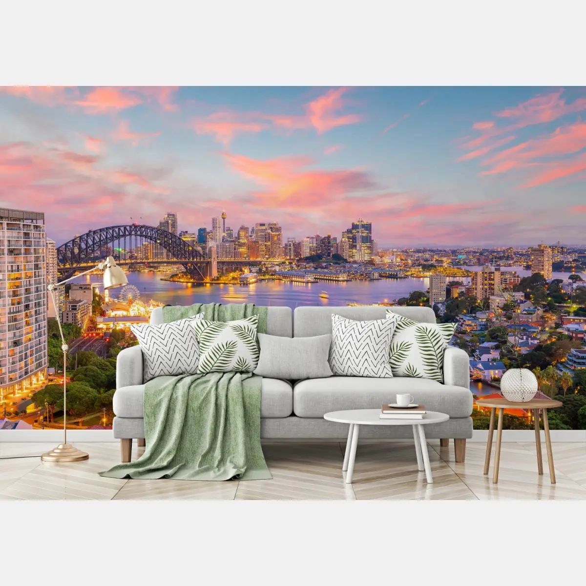 Fototapete sonnenuntergang über Sydney – Pixers®