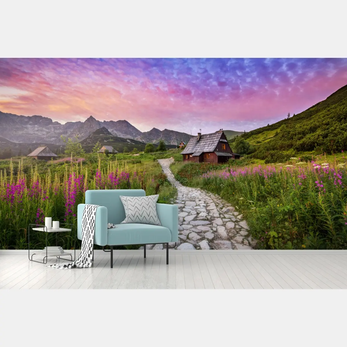 Fototapete sonnenaufgang über Hala Gasienicowa – Pixers®
