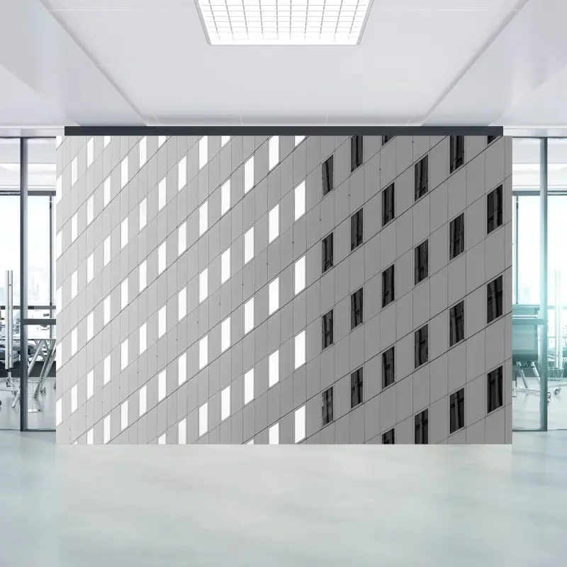 Fototapete minimalistische fassadenstruktur mit geometrischem muster