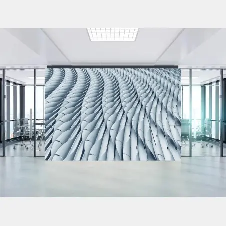 Fototapete abstraktes architektonisches fasadenmuster – Pixers®