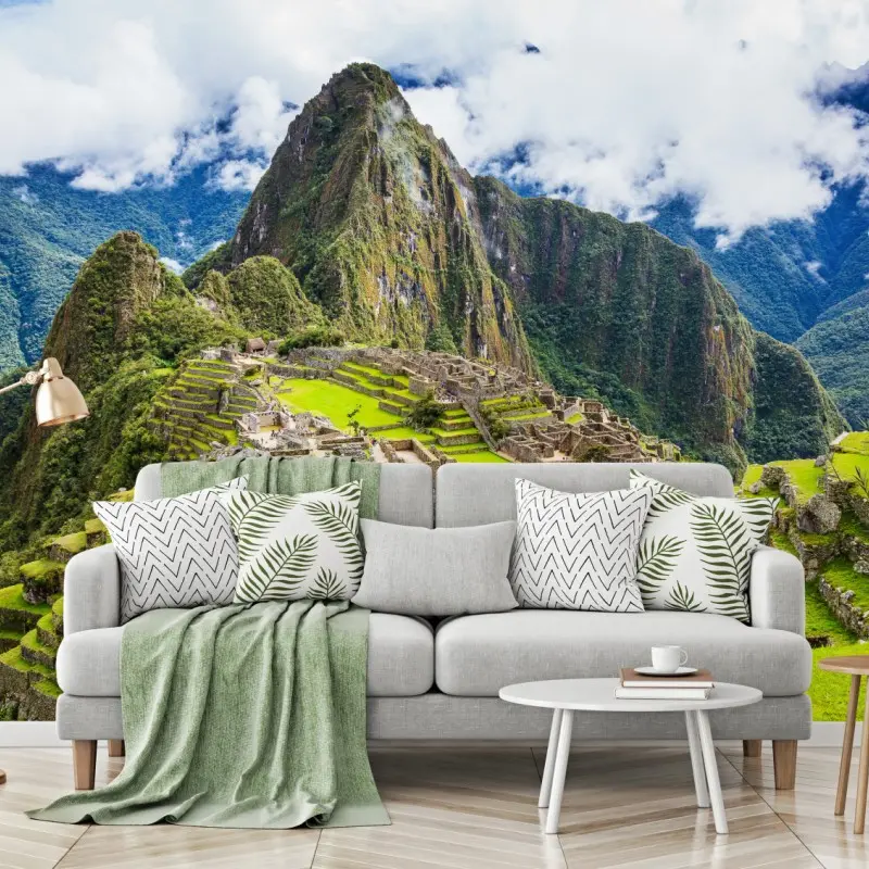 Fototapete Machu Picchu antike bergterrassen