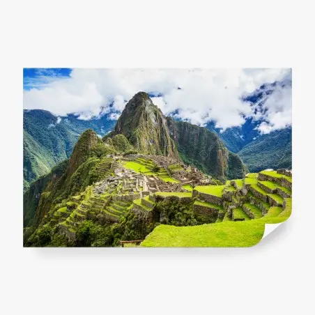 Fototapete Machu Picchu antike bergterrassen – Pixers®