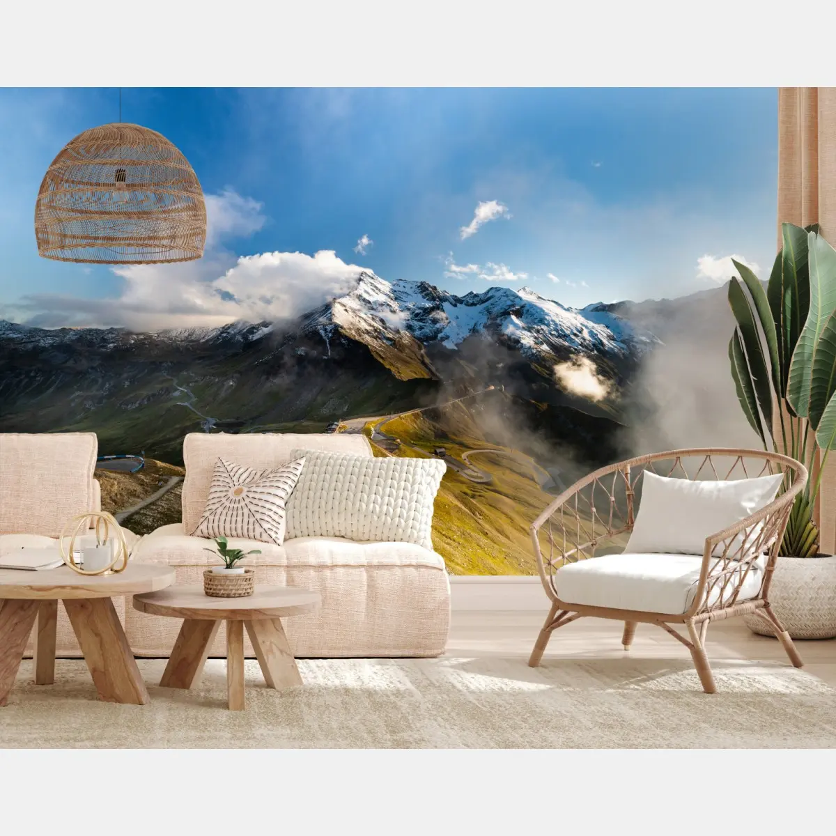 Fototapete Grossglockner panoramastraße in den Alpen – Pixers®