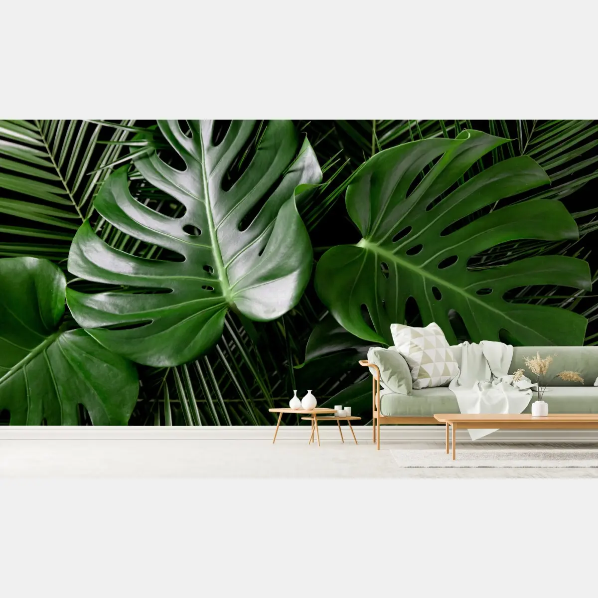 Fototapete üppige monstera-blätter – Pixers®