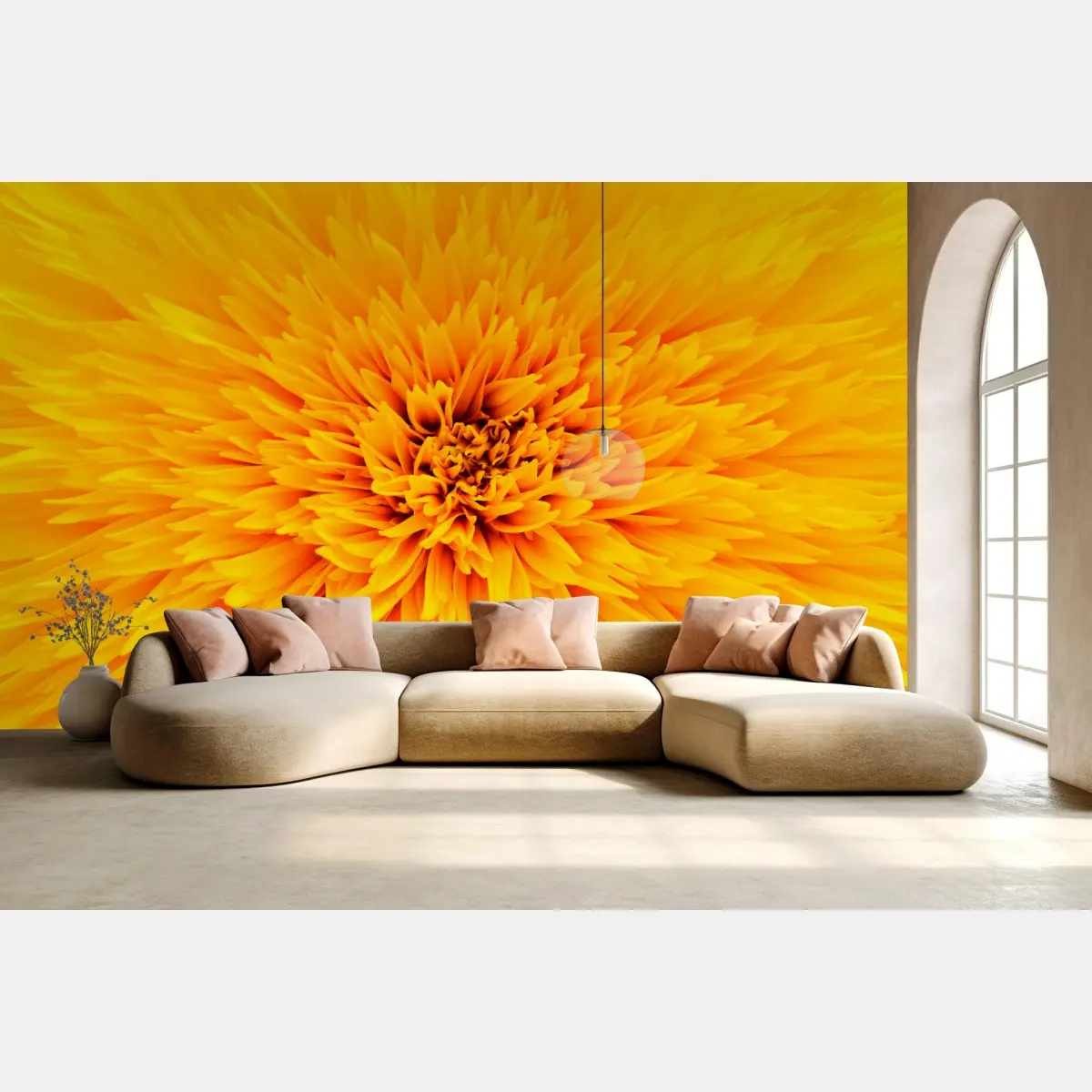 Fototapete strahlende sonnenblume nahaufnahme – Pixers®